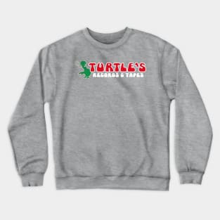 Turtle's Records & Tapes (White Text) Crewneck Sweatshirt